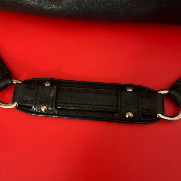 COACH ASHLEY F15447 Black Leather Satchel Handbag Purse - Picture 8 of 11